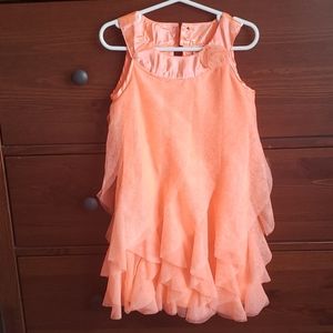 Coral flapper dress
